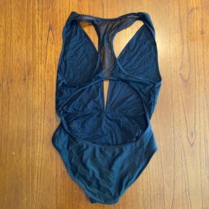 Rachel Pally Mesh Ventura Swimsuit in Black